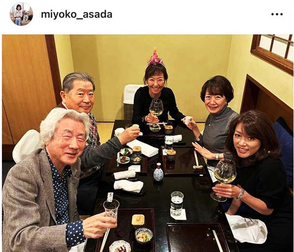 浅田美代子 小泉純一郎 インスタグラム