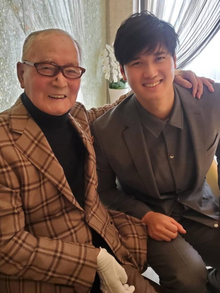 長嶋茂雄 大谷翔平 インスタグラム